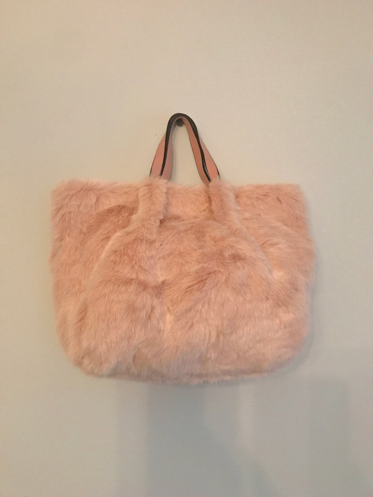 Soft fur satchel