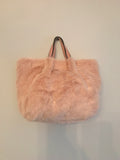 Soft fur satchel